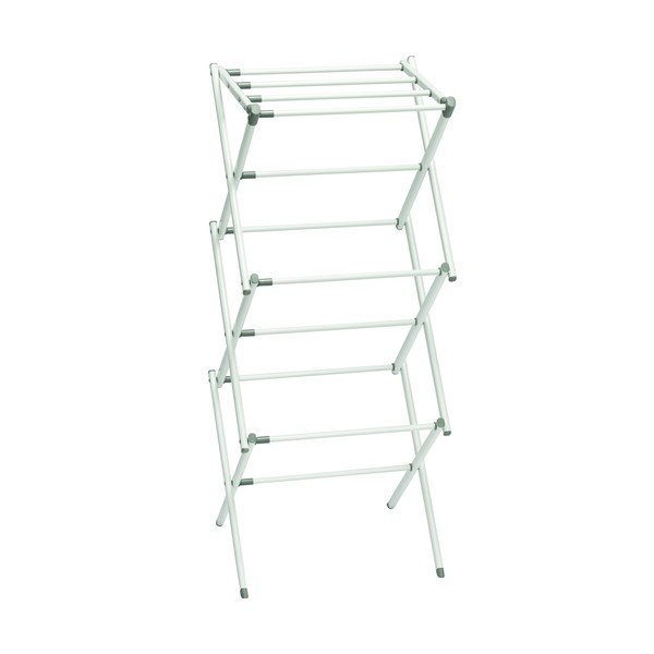 Biely trojposchodový sušiak na bielizeň iDesign Brezio, 75 x 38 cm-image-4