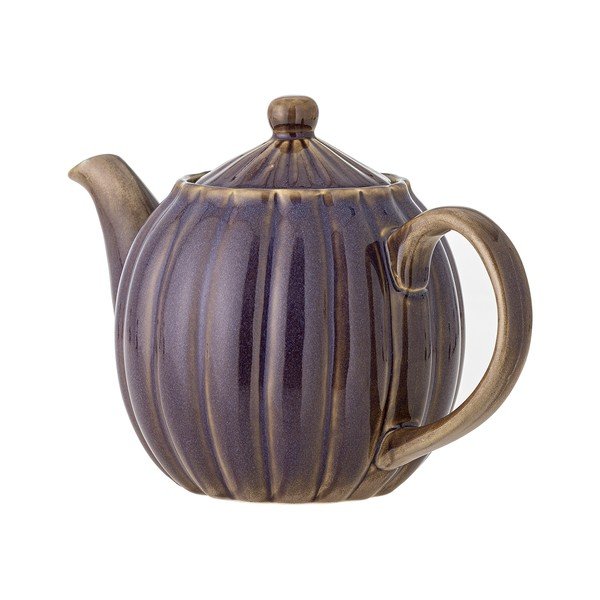 Tmavofialová kameninová kanvica na čaj 1,08 l Latina – Bloomingville-image-3