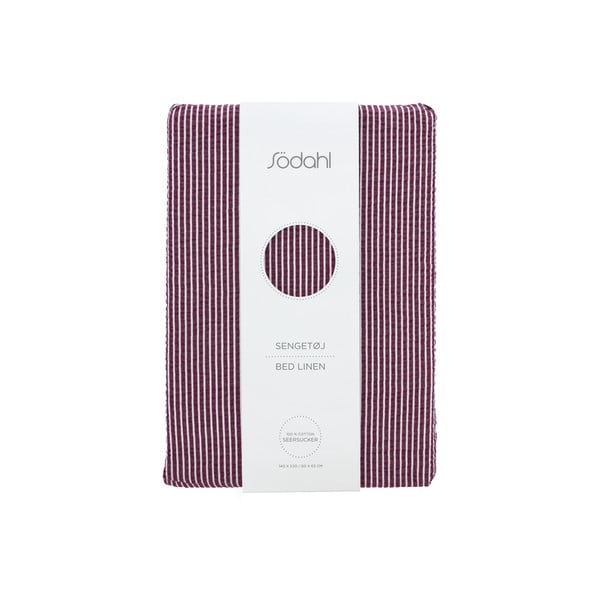 Fialové bavlnené obliečky na jednolôžko 140x200 cm Cheerful – Södahl-image-4