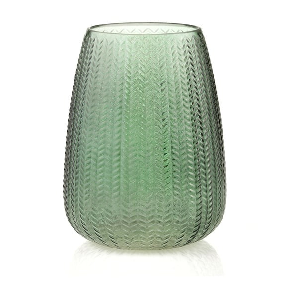 Zelená sklenená váza (výška 24 cm) Sevilla – AmeliaHome