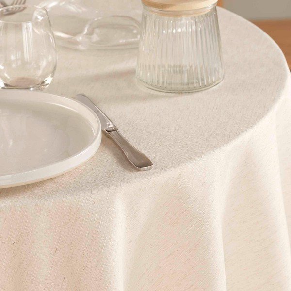 Obrus ø 180 cm Pauline – douceur d'intérieur-image-1