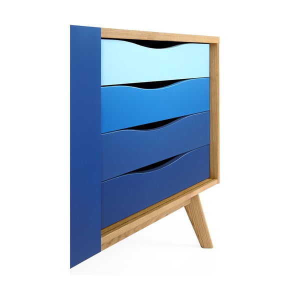 Modrá komoda Woodman Avon-image-4