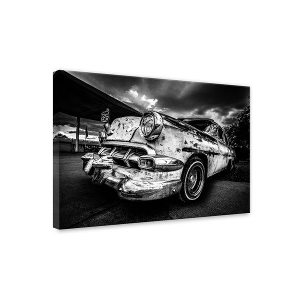 Obraz Styler Canvas Silver Old Car, 85 × 113 cm-image-2