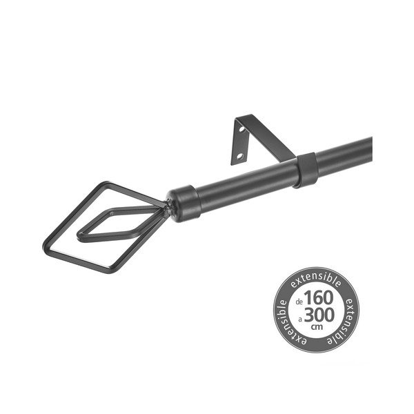 Kovová roztiahnuteľná garniža 160 - 300 cm – Casa Selección-image-1