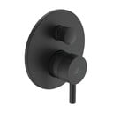 Matne čierna vaňová podomietková batéria Silk Black – Ideal Standard