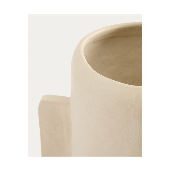 Krémovobiela váza z papiermaša (výška  38 cm) Mireni – Kave Home-image-4