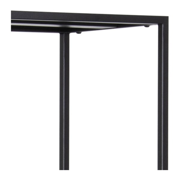 Čierna kovová knižnica 70x185 cm Newcastle – Actona-image-4