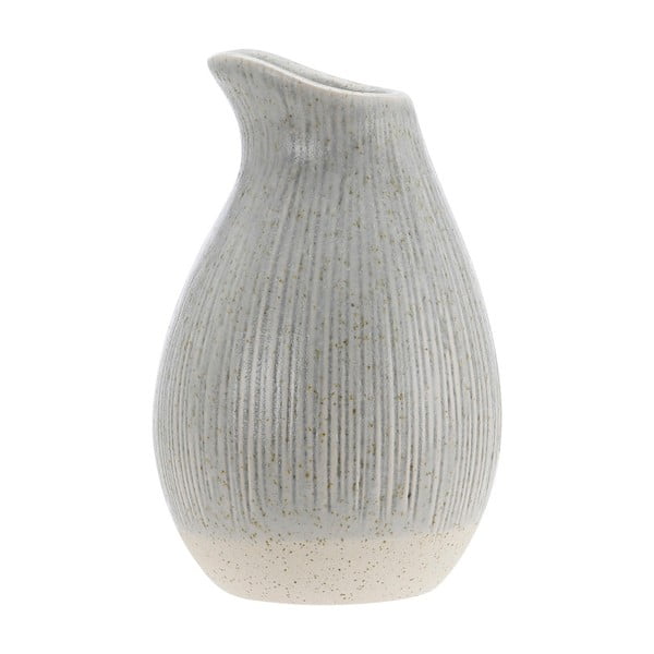 Sivo-zelená kameninová váza A Simple Mess Stren, ⌀ 14 cm