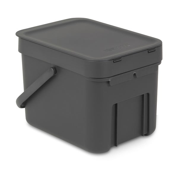 Sivý kôš Brabantia Sort & Go, 6 l-image-4