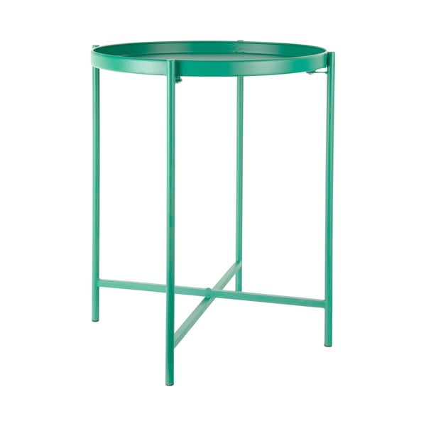 Kovový okrúhly odkladací stolík ø 40 cm Meseta  – Leitmotiv