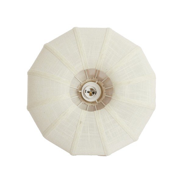 Krémovobiele stropné svietidlo s textilným tienidlom ø 40 cm Zosia – Light & Living-image-4