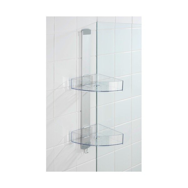 Rohová závesná kúpeľňová polička Wenko Premium-image-1