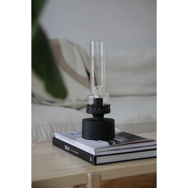 Čierna stolová lampa so skleneným tienidlom (výška  31 cm) Kandella – Markslöjd-image-2