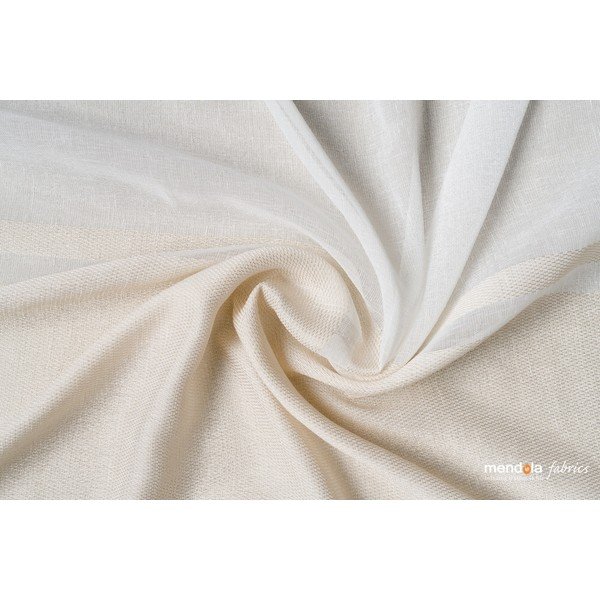 Béžovo-biela záclona 300x260 cm Sanova – Mendola Fabrics-image-1