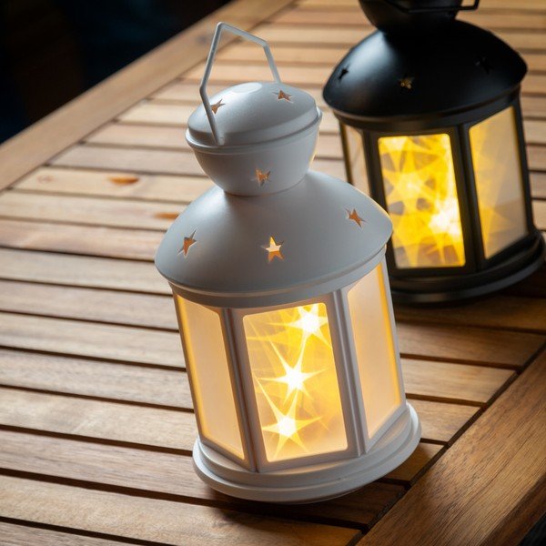 Biely lampáš s LED osvetlením InnovaGoods-image-2