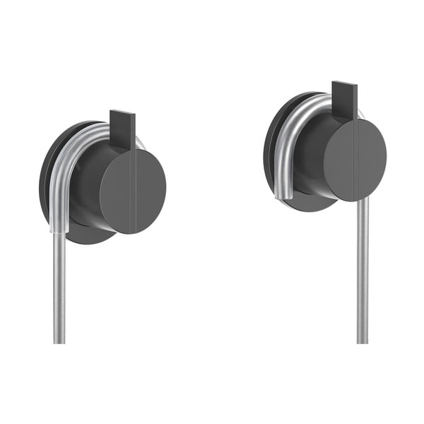 Závesná kúpeľňová polička z nerezovej ocele v striebornej farbe Origin – Metaltex-image-2