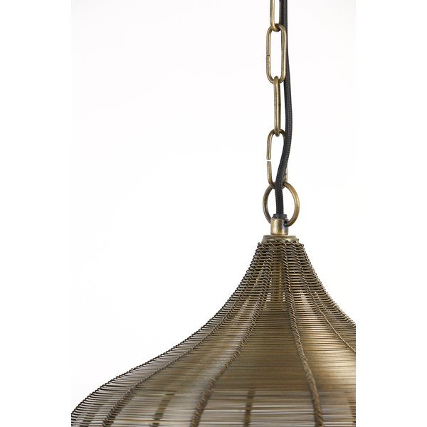 Kovové závesné svietidlo v bronzovej farbe ø 36 cm Alvaro – Light & Living-image-3
