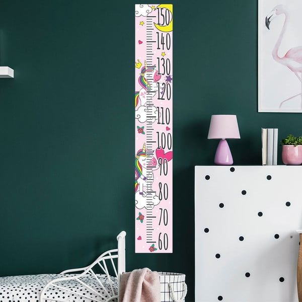 Detská samolepka – meter na dvere/na stenu 15x100 cm Unicorns – Ambiance-image-2