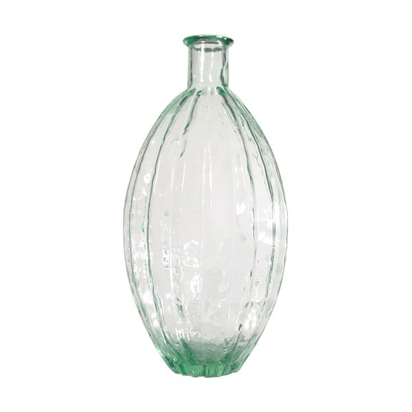 Sklenená váza z recyklovaného skla Ego Dekor Ares, výška 59 cm