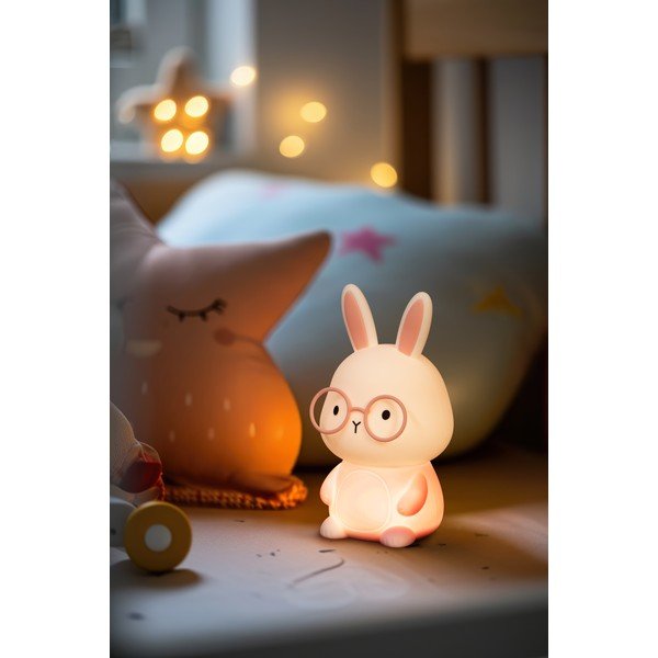 Svetloružové detské nočné svietidlo Josie – Fischer & Honsel-image-2