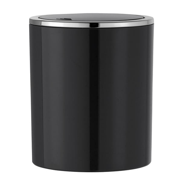 Čierny odpadkový kôš Wenko Inca, 2 l-image-1