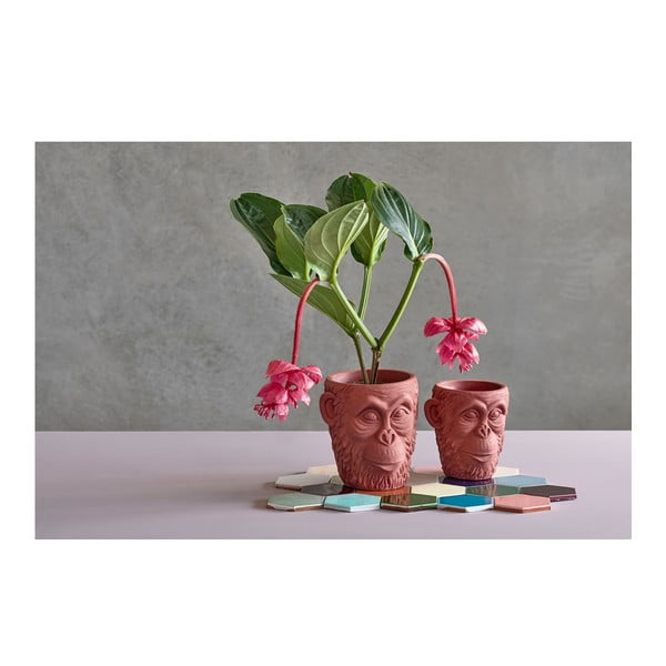 Červený kvetináč Villa Collection Calbe, výška 22,5 cm-image-3