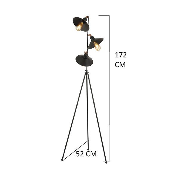 Čierna stojacia lampa Bowl - Magenta Home-image-2