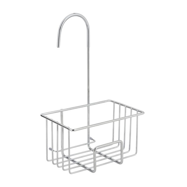 Závesná kúpeľňová polička z nehrdzavejúcej ocele v lesklej striebornej farbe Milito – Wenko