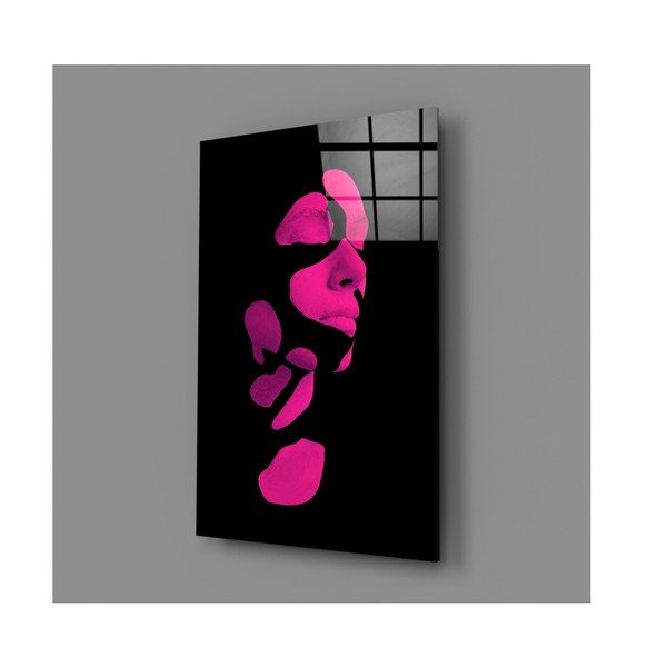 Sklenený obraz Insigne Fragmented Pink-image-4