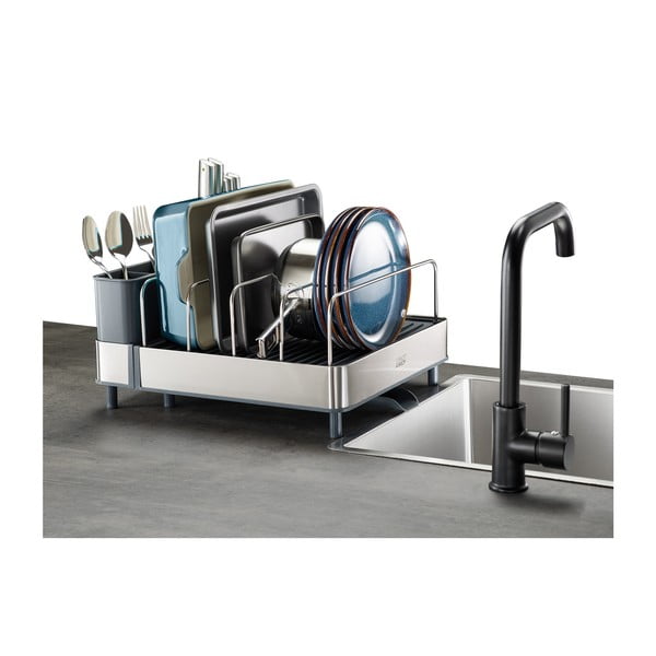 Kovový odkvapkávač v modro-striebornej farbe Extend – Joseph Joseph-image-4