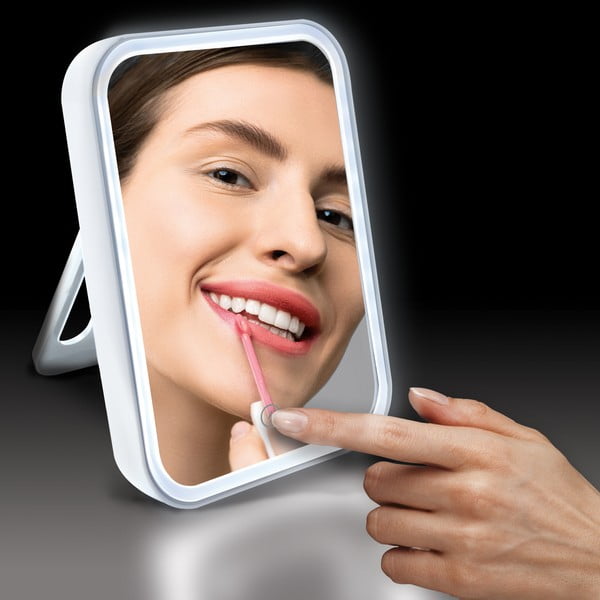 Kozmetické zrkadlo s osvetlením 15x20 cm Ania – MSV-image-1