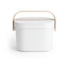 Biela nádoba na kompostovateľný odpad 4 l Bellwood – Umbra