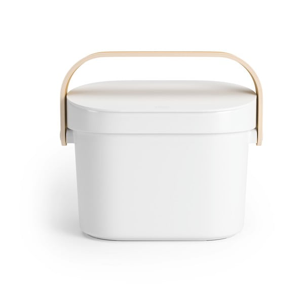 Biela nádoba na kompostovateľný odpad 4 l Bellwood – Umbra