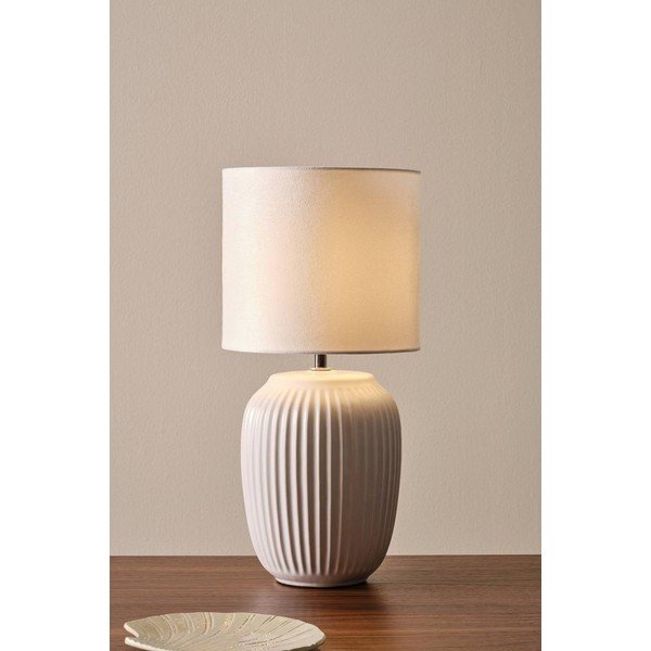 Biela keramická stolová lampa (výška  41 cm) Karlsson – Jotex-image-1