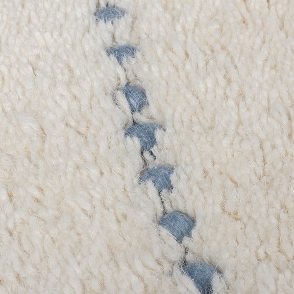 Krémový ručne tkaný vlnený koberec 200x290 cm Dottie Geometric – Flair Rugs-image-3