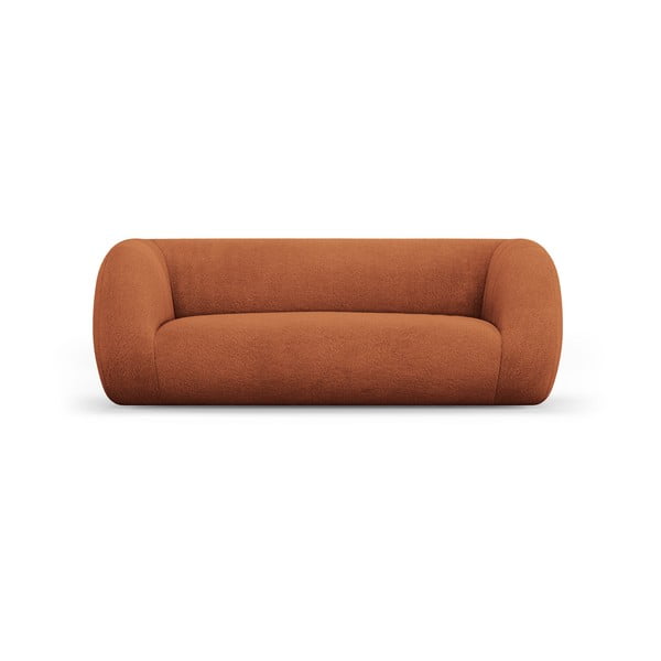 Oranžová pohovka z textílie buklé 210 cm Essen – Cosmopolitan Design