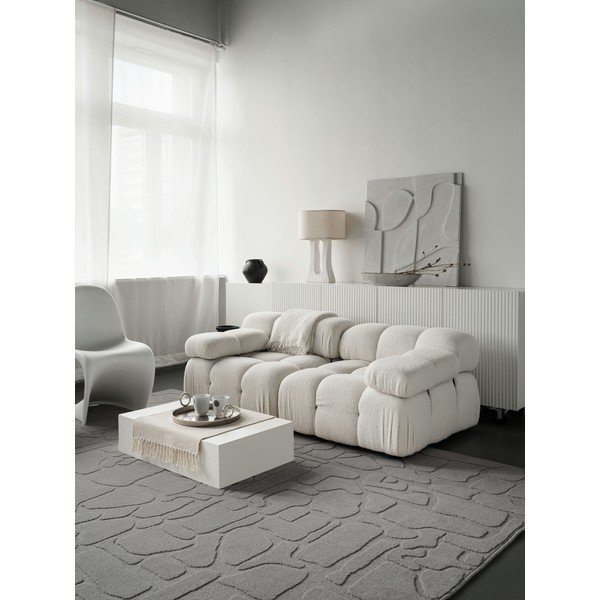 Sivý vlnený koberec 160x230 cm Morphic Dunes – Agnella-image-2