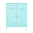 Svetlomodrá kovová skrinka 80x102 cm Cache - Novogratz