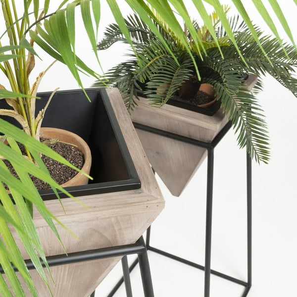 Súprava 2 kvatináčov Kave Home Star-image-1