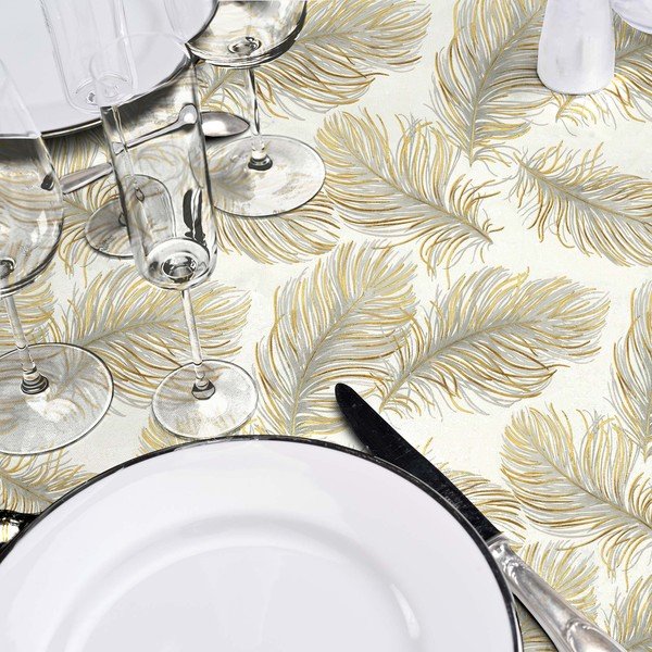 Umývateľný obrus 140x240 cm Plumina – douceur d'intérieur-image-1