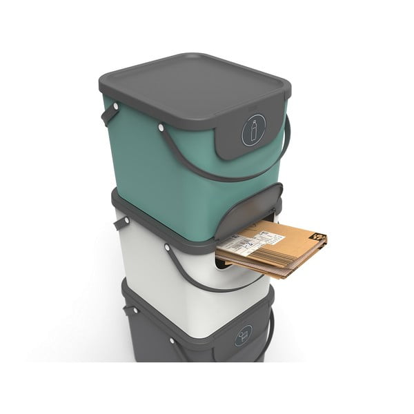 Odpadkový kôš na triedený odpad z recyklovaného plastu 40 l Albula - Rotho-image-3