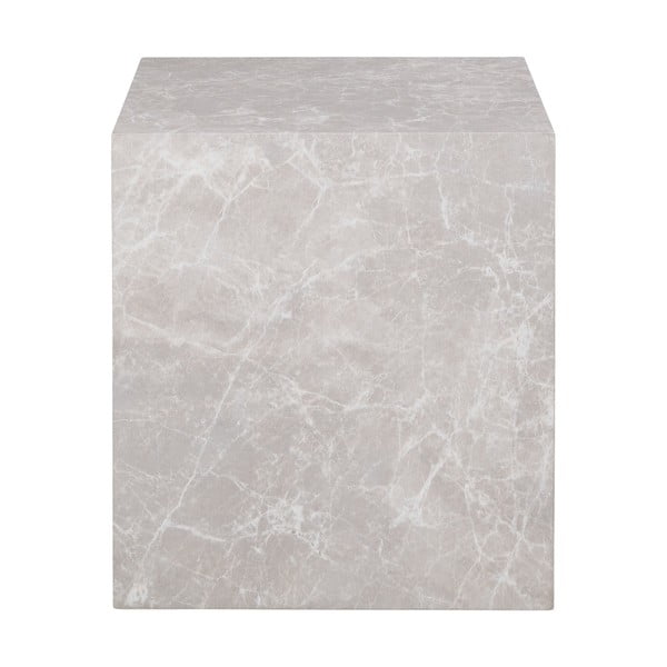 Odkladací stolík v dekore mramoru 40x40 cm Prague – House Nordic-image-2