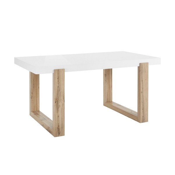 Biely jedálenský stôl 90x160 cm Solid – Støraa