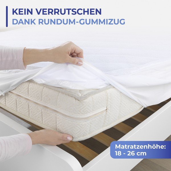 Vodoodolný antialergénny chránič matraca 100x200 cm – Maximex-image-1