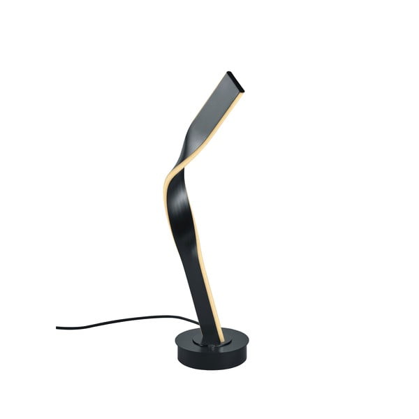 Čierna LED stolová lampa s kovovým tienidlom (výška  64,5 cm) Cicenza – CINQUE