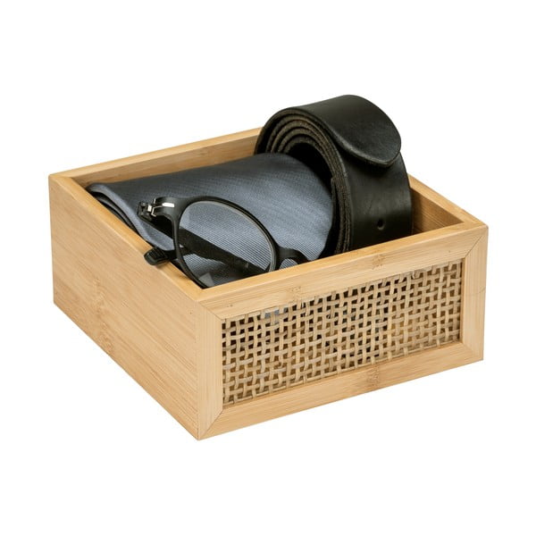 Bambusový kúpeľňový organizér Wenko Allegre, 15 x 7 cm-image-3