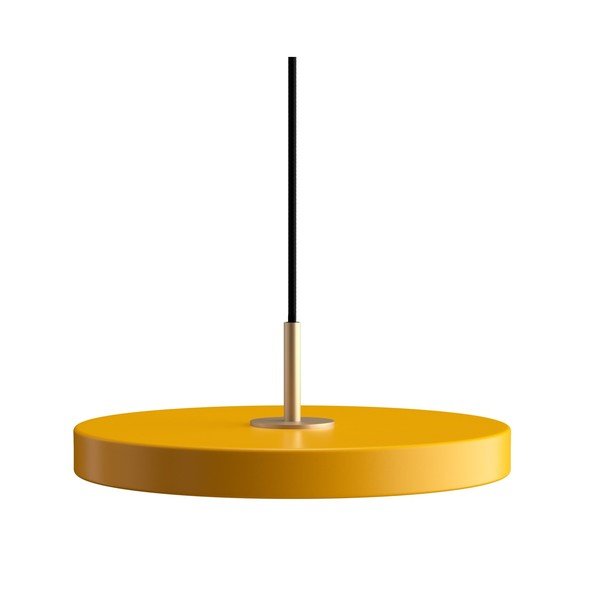 Žlté LED závesné svietidlo s kovovým tienidlom ø 31 cm Asteria Mini – UMAGE