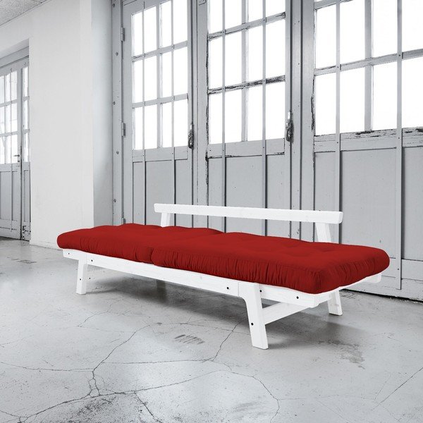 Rozkladacia pohovka Karup Step White/Red-image-2