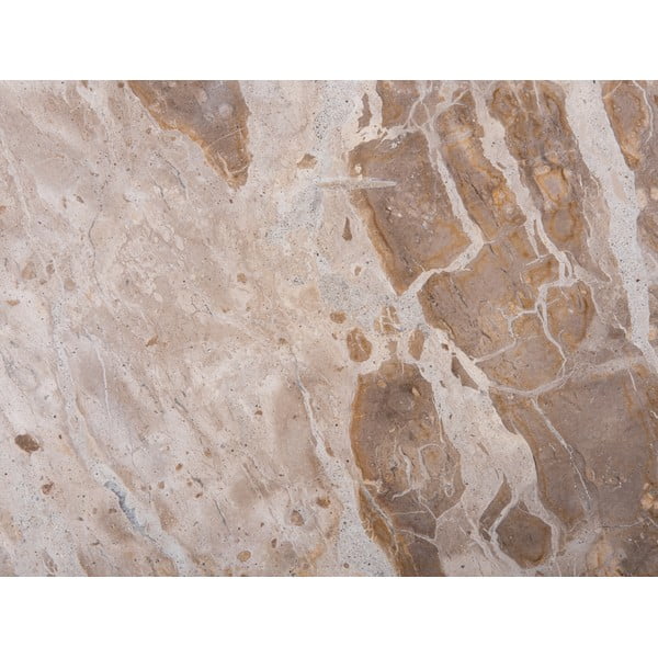 Okrúhly odkladací stolík s doskou v dekore mramoru ø 40 cm Force – Leitmotiv-image-4