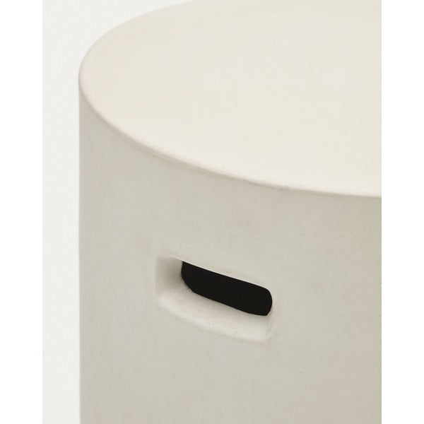 Betónová okrúhla záhradná podnožka ø 37 cm Aiguablava – Kave Home-image-3